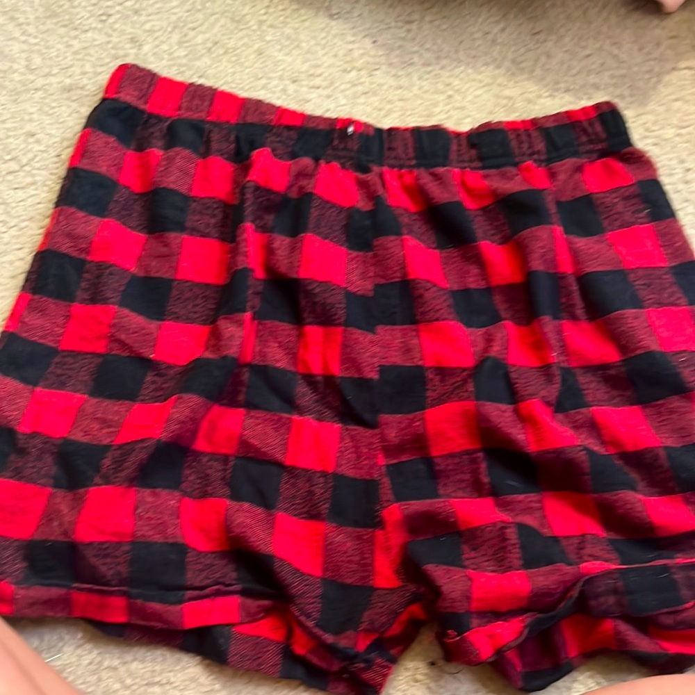 Pajama shorts. Goes with about everything or anywhere they just don’t fit me.